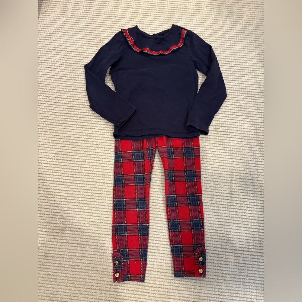 Janie and Jack girls holiday outfit